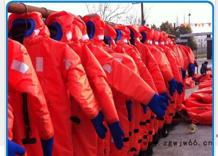 供应江波牌DFB-IICCS浸水保温服 船用防寒服 远洋保温救生服 防化服 隔热服图3