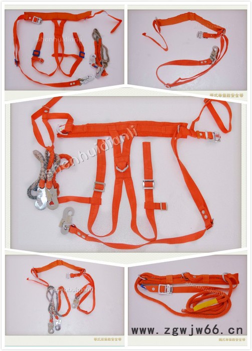 神辉爬杆安全带/电工作业安全带/高空防护安全带/单双保险/全方位/全身式安全带图6