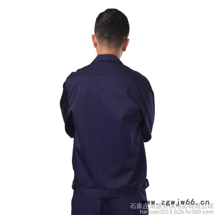 海源防酸碱工作服男女款劳保衣服套装防护工装春秋冬季套装TZ007图2