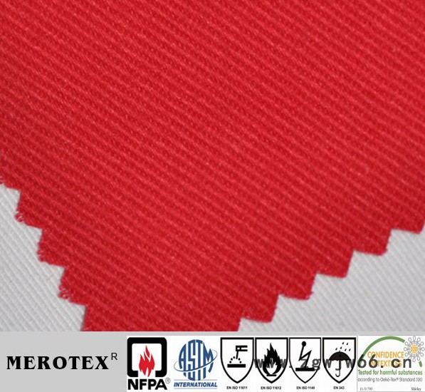 JH景弘12*12阻燃布CVC阻燃防酸碱面料油田石油化工消防工作服 工装面料 耐水洗100次图3