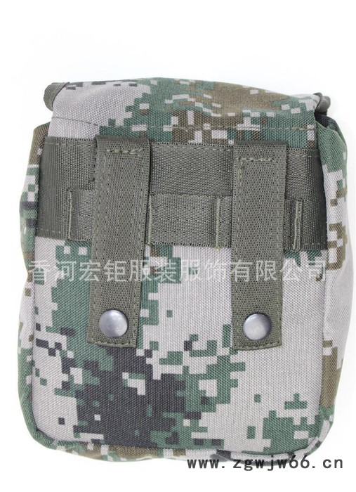 通用迷彩06通用单兵战斗携行具 防毒面具袋模块图2