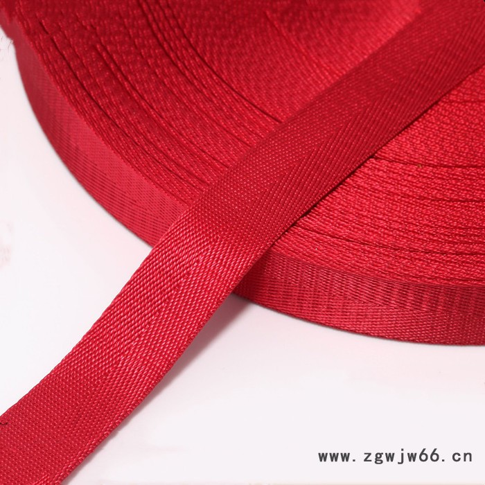 特力佳尼龙织带 平纹坑纹人字纹汽车安全带 箱包背包尼龙带图2