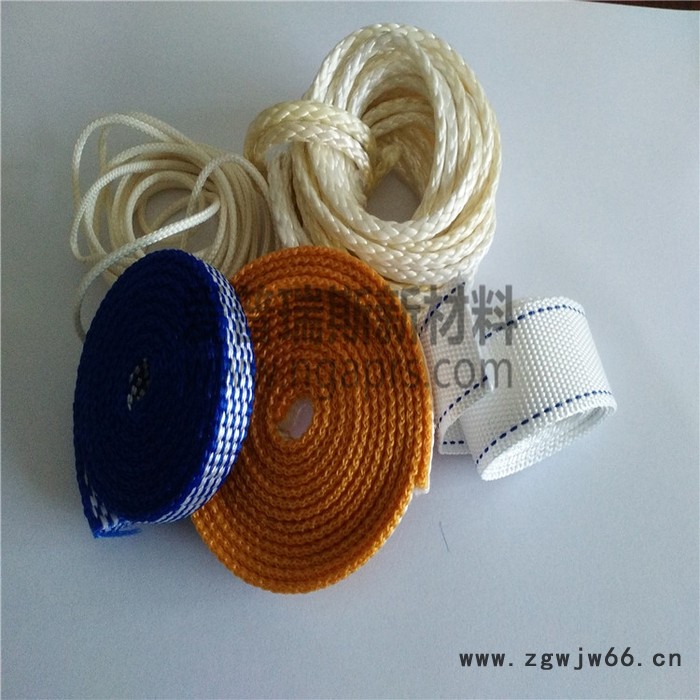 迪尼玛平纹黑色织带  耐腐蚀耐切割高分子织带 救援防护带 安全绳图6