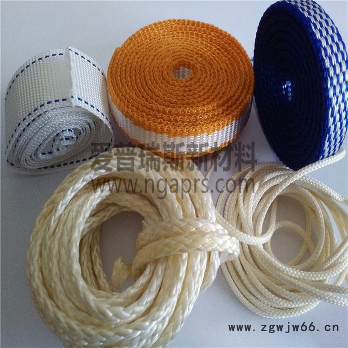 迪尼玛平纹黑色织带  耐腐蚀耐切割高分子织带 救援防护带 安全绳图7