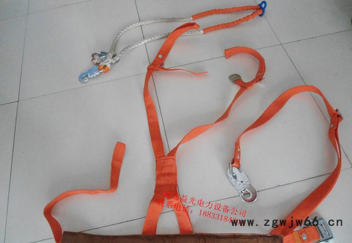 安全带 电工安全带 红双保险安全带 双背双保险安全带可定做图3
