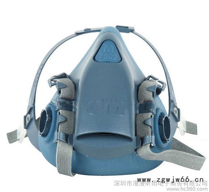 3M 7502 防毒面具 硅胶材质 防甲醛防毒面罩图2