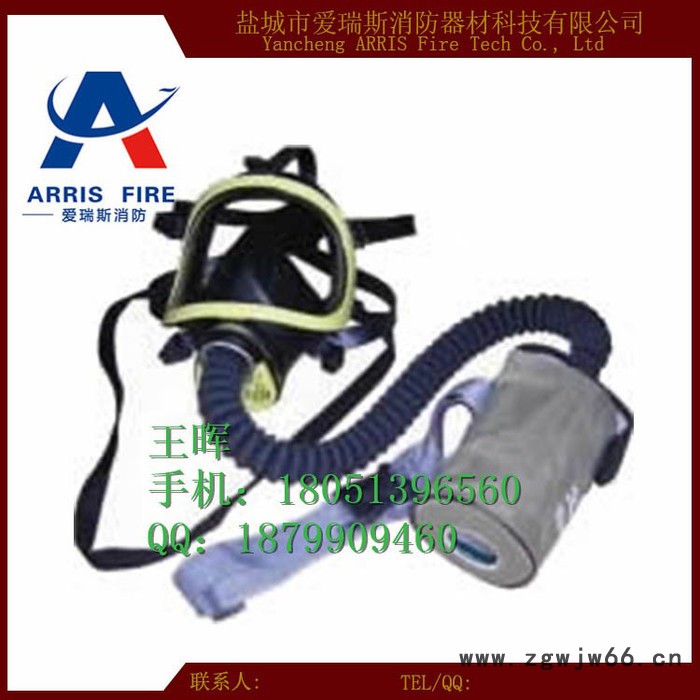 供应中型罐全面罩导管式防毒面具图2