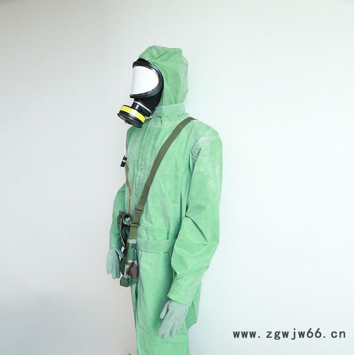 邦固FFY03 防毒衣耐酸碱化学防护服天然橡胶绿色防毒衣山西新华科技**图7
