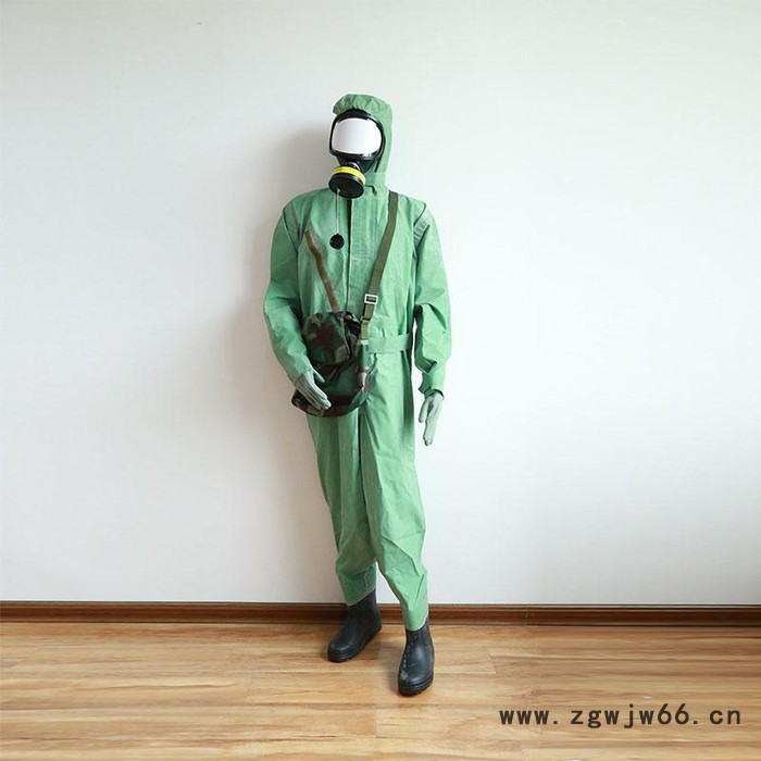 邦固FFY03 防毒衣耐酸碱化学防护服天然橡胶绿色防毒衣山西新华科技**图3