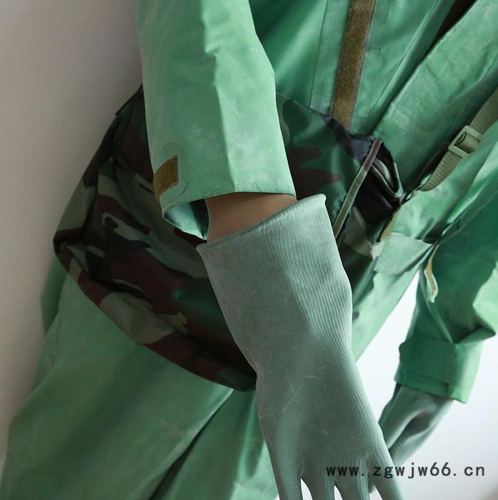 邦固FFY03 防毒衣耐酸碱化学防护服天然橡胶绿色防毒衣山西新华科技**图2