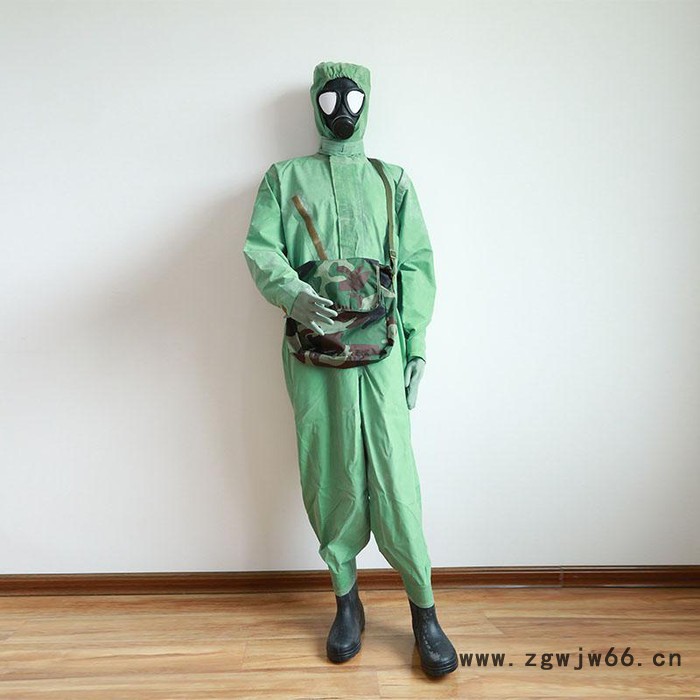 邦固FFY03 防毒衣耐酸碱化学防护服天然橡胶绿色防毒衣山西新华科技**图6