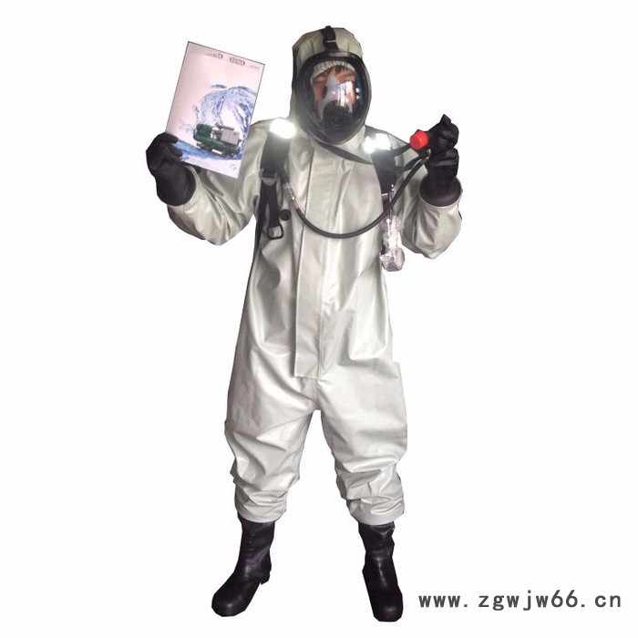 氨库制冷机房防氨阻燃全封闭轻型防护服防化服图2