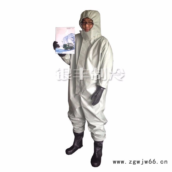 氨库制冷机房防氨阻燃全封闭轻型防护服防化服图5