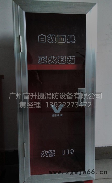 2KG/3KG/5KG/4KG灭火器箱 放灭火器和防毒面具 开门式灭火器箱图2