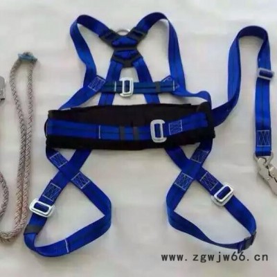 **高空作业安全带 户外施工安全绳 全身五点欧式电工保险腰带 **