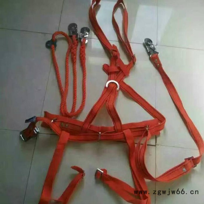 **高空作业安全带 户外施工安全绳 全身五点欧式电工保险腰带 **图2