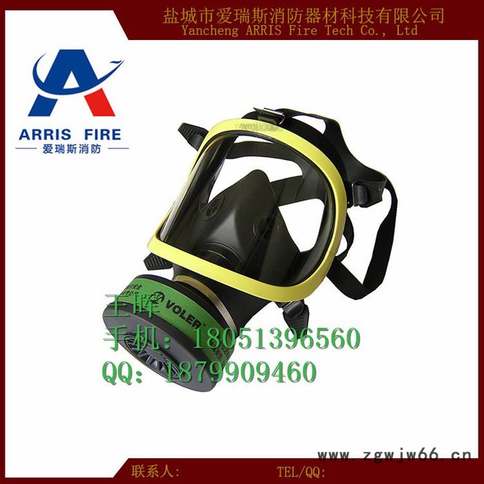 供应消防自吸过滤式防毒面具图4