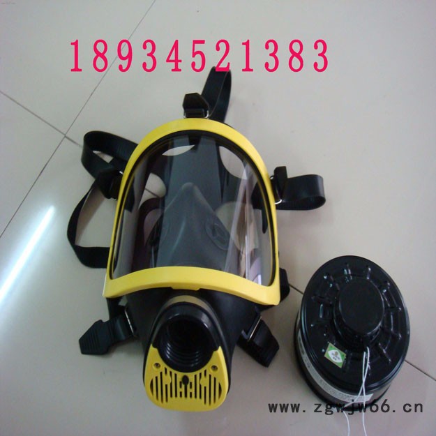 **海昌救生消防专用多用途全面罩面具呼吸器配件过滤式防毒面具 空气呼吸器图2