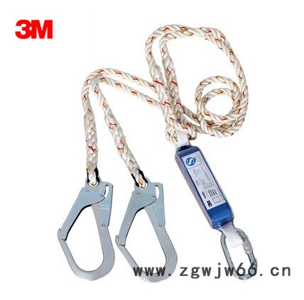 3M双钩安全绳1390235双钩减震连接绳 电力抢险劳保户外3M保险安全绳 3M劳保用品图4