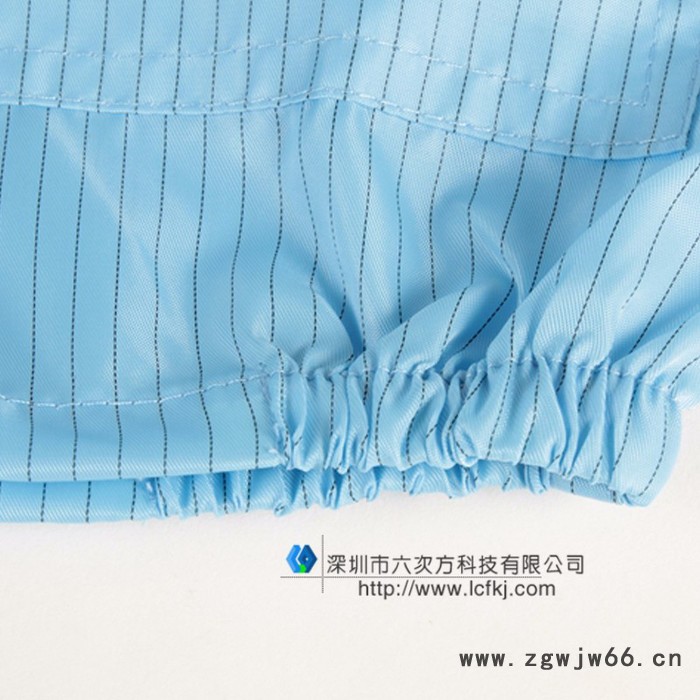 促销**防静电分体服 无尘服上衣夹克防尘服工作服 防化服白蓝色图4