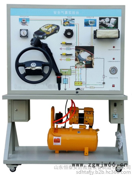 汽车安全气囊及安全带收紧器系统示教板   汽车安全气囊系统示教板 汽车安全气囊系统示教板图5