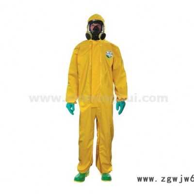 雷克兰 EPVC428 轻型PVC带帽连体防化服
