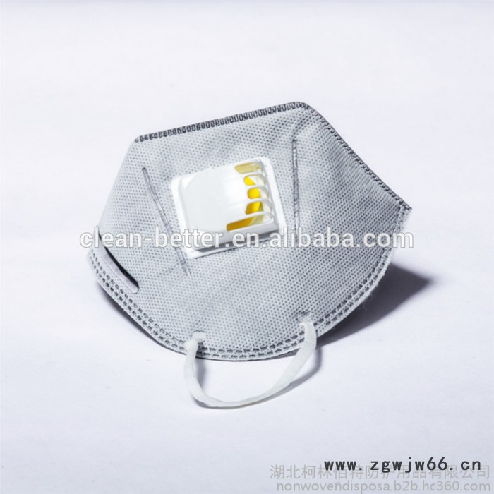一次性活性炭口罩折叠**带呼吸阀无纺布口罩图4