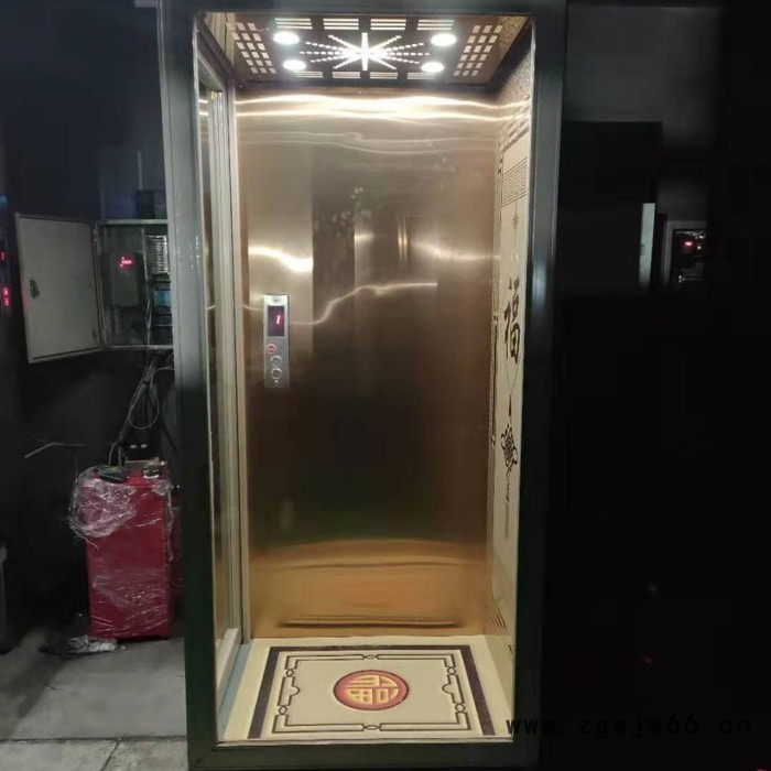 家用电梯液压升降电梯 原理是液压泵站带有安全钳安全绳 使用安全没有顿挫感无需机房节省空间图5