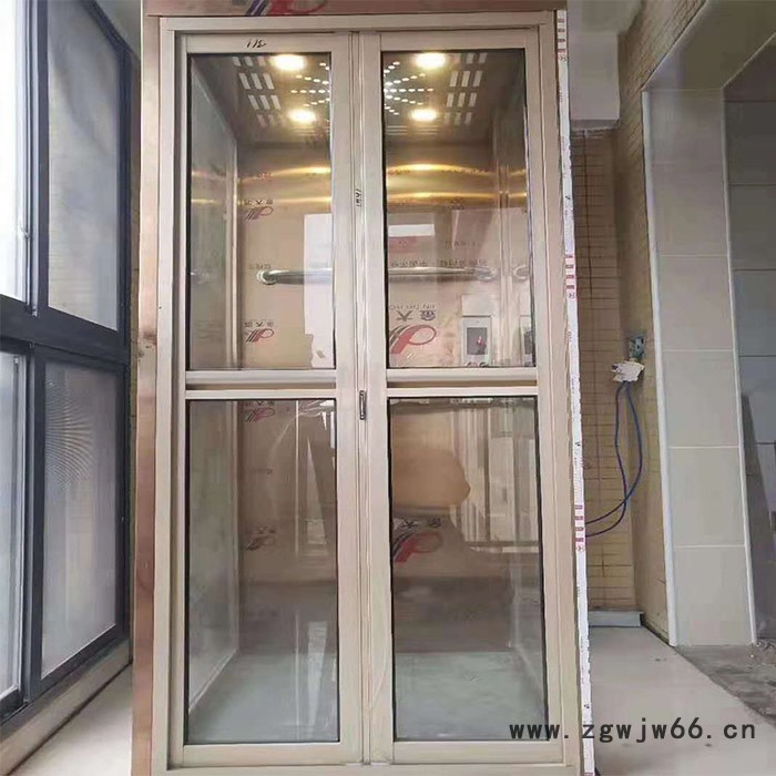 家用电梯液压升降电梯 原理是液压泵站带有安全钳安全绳 使用安全没有顿挫感无需机房节省空间图2