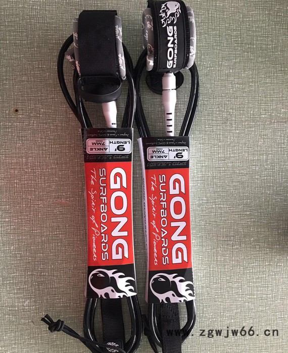 7MM9FT冲浪直绳冲浪安全绳脚绳工厂皮划艇安全绳