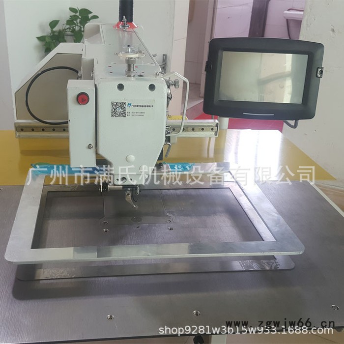 厂家批发 高速电动化电脑针车 商标安全带缝纫机 电脑花样机图4