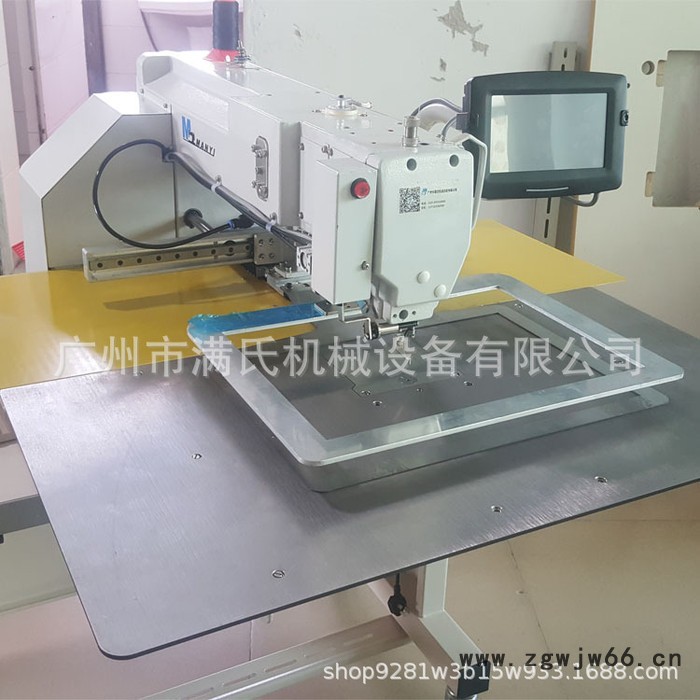 厂家批发 高速电动化电脑针车 商标安全带缝纫机 电脑花样机图2