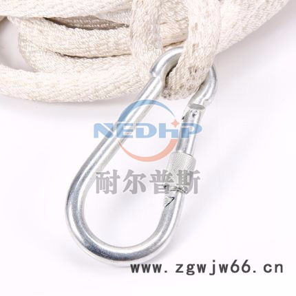 耐尔普斯 应急消防安全绳供应 单挂钩防火钢丝逃生绳批发价格图2