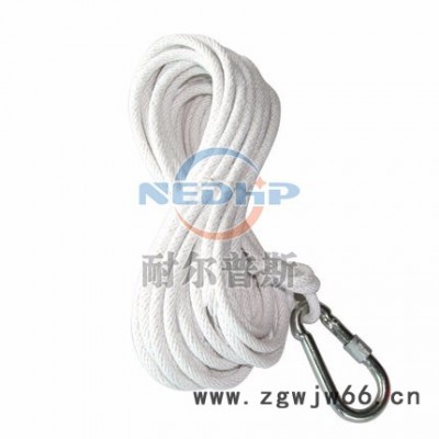 耐尔普斯 应急消防安全绳供应 单挂钩防火钢丝逃生绳批发价格