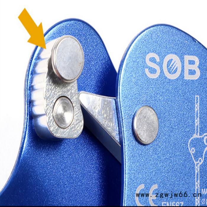 攀言五金制品Lszsq户外攀岩登山止坠器抓绳器高空作业防坠落保护器安全绳自锁器图3