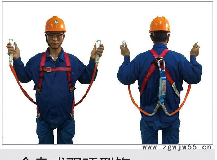 高空坠落安全带电工简易安全带仿日II型安全带单根大钩子图3