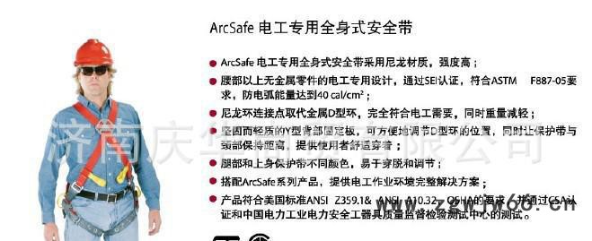 梅思安Arcsafe电工专用全身式安全带10074530图3