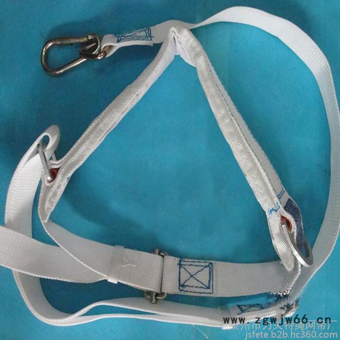 供应单控安全带,双控双保险安全带,高空防坠落保险带,双大钩全身式带缓冲安全带图3