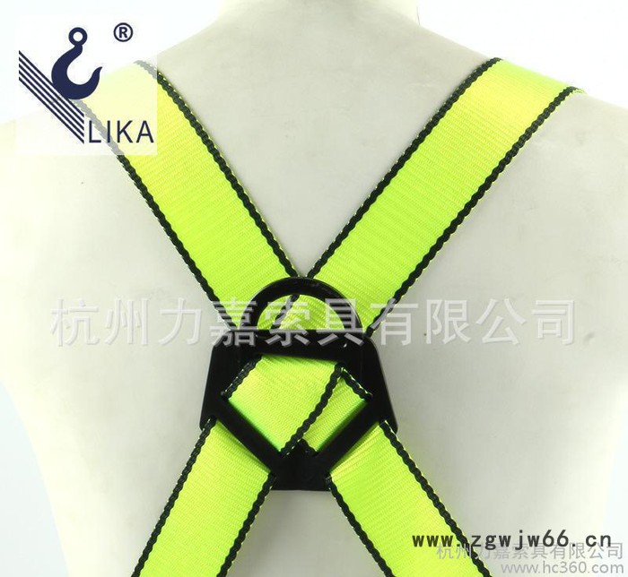 高空劳动防护攀岩安全带防护带lika-331三点式消防安全带图2