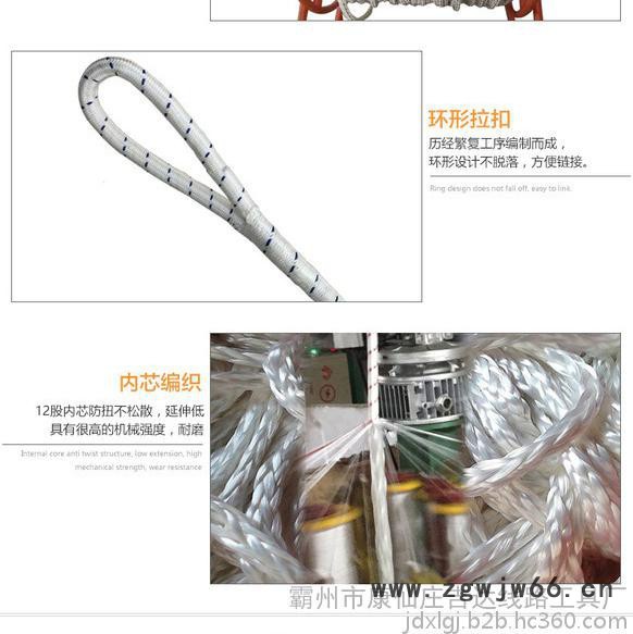 电力牵引绳施工牵引安全绳线路牵引放线绳121416mm一级绳图2