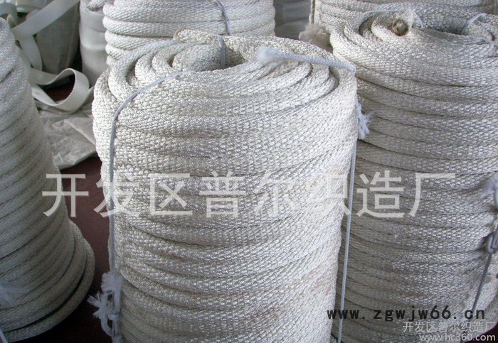 **防火阻燃高空安全绳,带钢丝安全绳，双层编织绳。图3