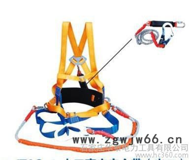 供应高空悬挂保护安全带+五点式双背电工安全带价格优惠图3