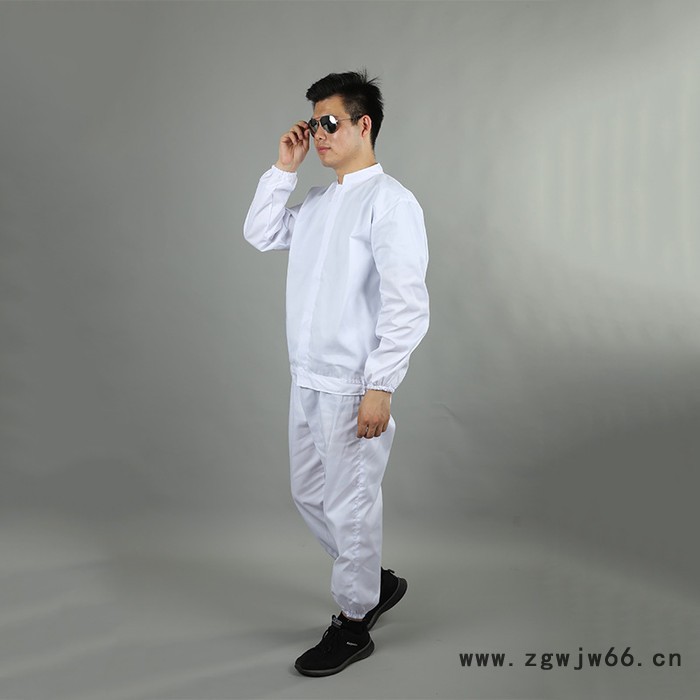 白色工作服 食品厂卫生劳保工作服 定制车间技术工程工作服图2