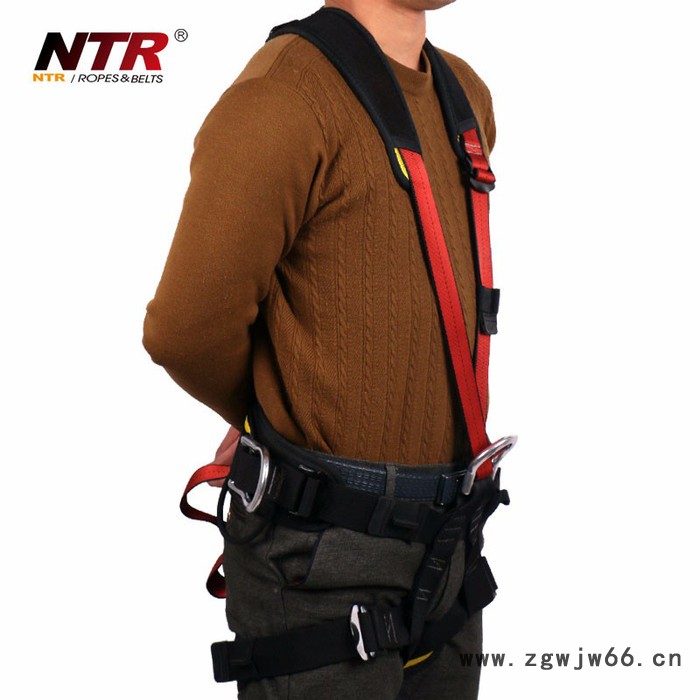 Z-Y-P-04Y单背带全身安全带户外安全带登山攀岩速降探洞 单背安全带