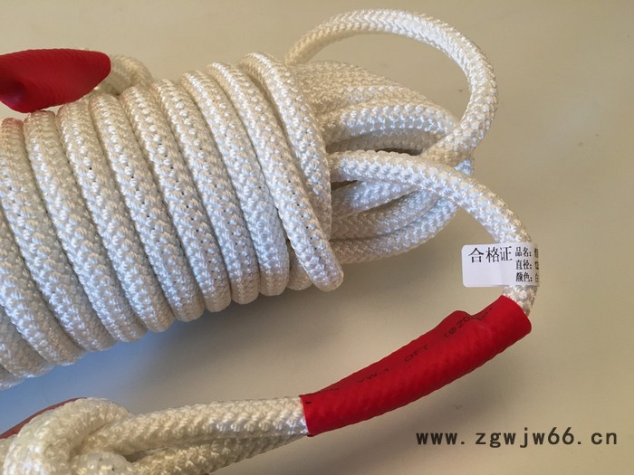 中安世宁 ZAG08mm轻型安全绳 火灾逃生绳 救援绳 钢丝芯救生绳直径8毫米称重500公斤有检测报告图6