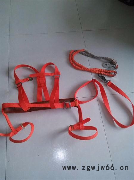 户外高空施工作业防坠落五点式安全带套装 高空作业安全带图2