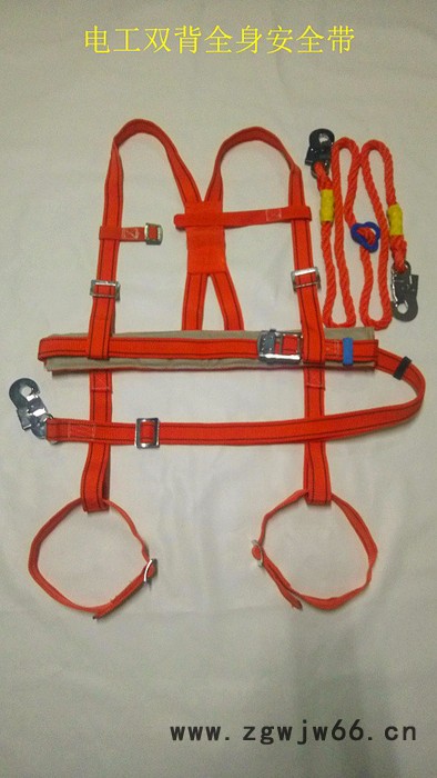 全方位电工架子工坠落防护安全带图3
