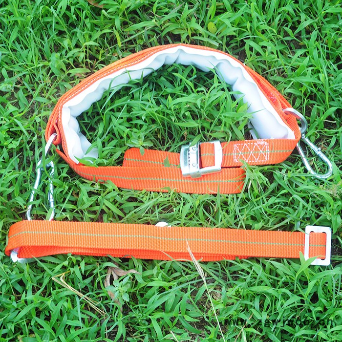 安全带_厂家批发定制_全身式高空作业安全带_多挂点安全带_金斗化纤绳网图2