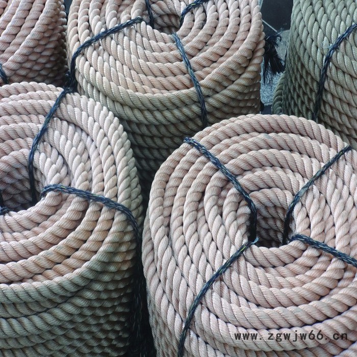 供应海光牌高空清洗绳 三股变色锦纶绳 安全绳 高空清洗绳、三股变色锦纶绳、图3