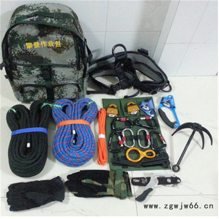 攀登救援包安全带安全绳 直升机索降装备包图2